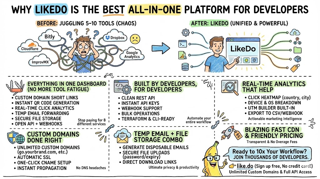 Why LikeDo Is the Best All-in-One Platform for Developers Why LikeDo Is the Best All-in-One Platform for Developers